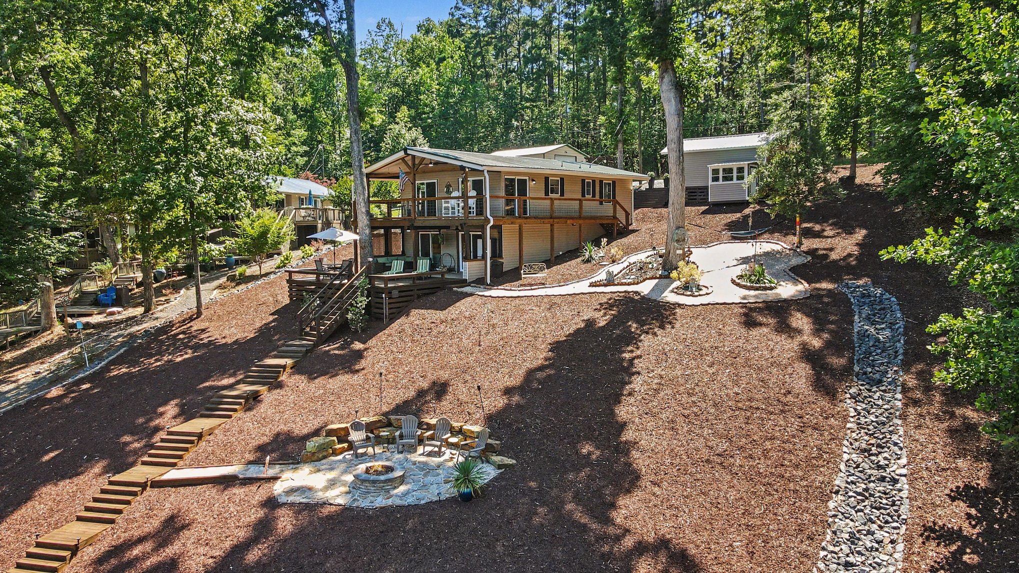 Aerial Lake Tillery context